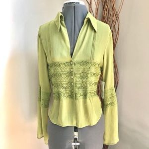 💵5 FOR $25💵 NWT Dress U Boho Olive Green Blouse